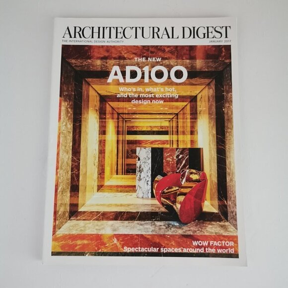 Architectural Digest January 2017 Issue AD100 Wow Factor Around the World - Picture 2 of 7